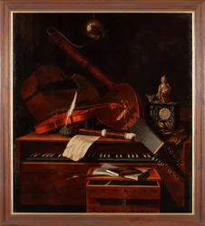 Natura morta con strumenti musicali